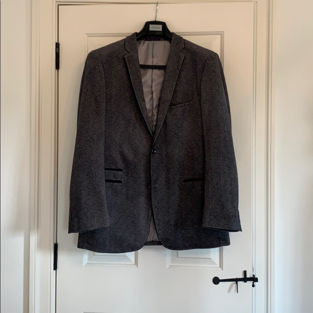 Men’s Black and White Fleck Dinner Jacket